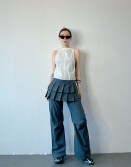 Grey Double Layer Pants #250416
